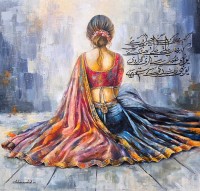 Sabeen Rashid, 24 x 24 Inches, Acrylic on Canvas, Figurative Painting, AC-SBRS-008